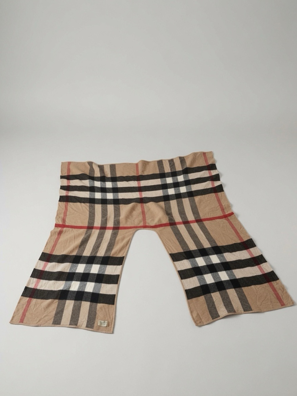 Burberry Camel Beige Wool poncho